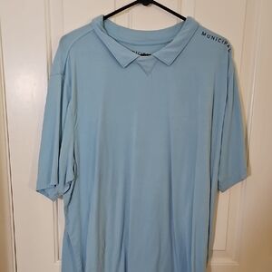 Light Blue Men's Polo T Shirt